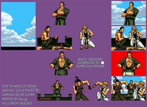 Neo Geo Ngcd The King Of Fighters 94 Ending Mexico Team 2nd