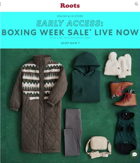Roots Canada Boxing Week Sale Sale Live Now Save Up To 50 Off