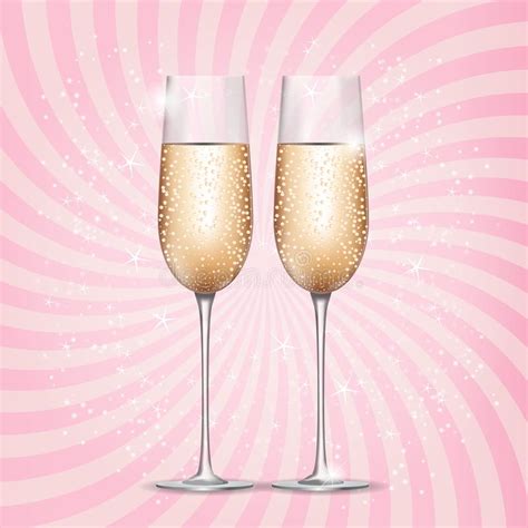 Verre De Champagne Vector Illustration Illustration De Vecteur