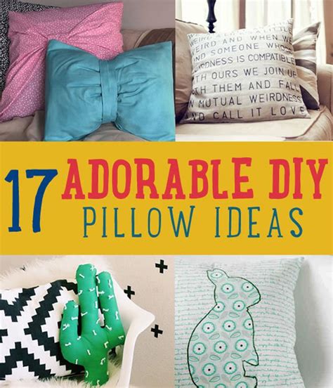 Adorable Decorative Pillow Ideas Diy Projects Craft Ideas