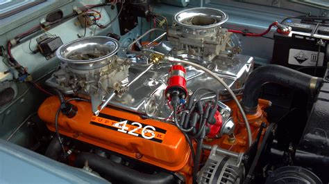426 Max Wedge With A Cross Ram Intake Raced This Engine In 1964 Dodge Super Stock Mopar