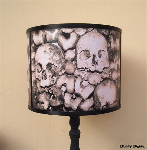 Gothic Home Decor Skull Lamp Shade Lampshade Paris Catacombs Etsy