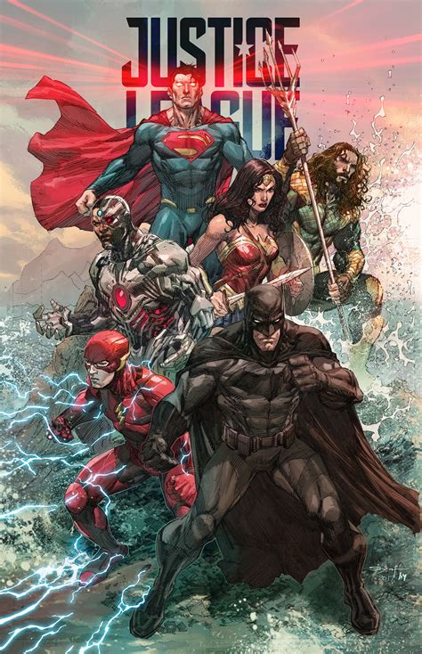 Justice League Movie Comic Book Poster Myconfinedspace