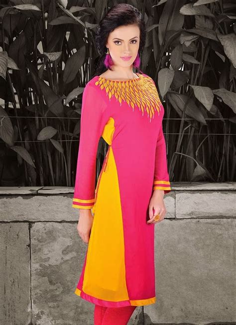 Summer Casual Kurtis Collection For Girls 2014 2015 Chal Abay