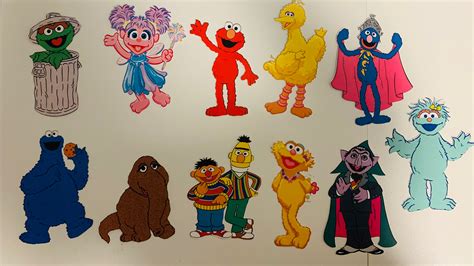 Sesame Street Cutouts Printable