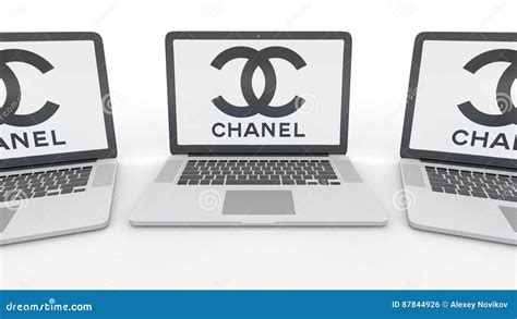 Notebooks With Chanel Logo On The Screen Computer Technology