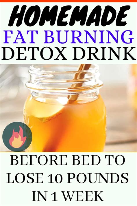 fat burning detox drink before bed to lose 10 pounds in 1 week hellohealthy