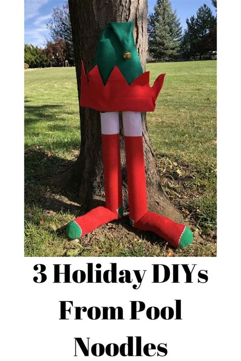 How To Make 3 Holiday Diys From Pool Noodles Pool Noodle Candles