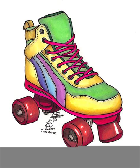 Scrapbooking Clipart Roller Skates Free Images At Vector Clip Art Online Royalty