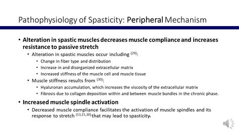 Pathophysiology Of Spasticity Peripheral Mechanism World Stroke Academy