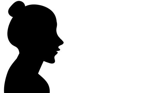 Digital Download Only Custom Side Profile Silhouette Portrait Image And