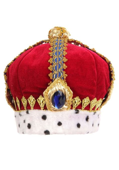 Mens Royal King Costume Hat King Hat King Costume Royal King