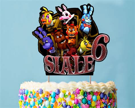 Printable Freddy Cake Topper Five Nights at Freddys Birthday - Etsy Ireland