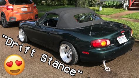 Nb Miata Goes Low With Drift Stance Youtube