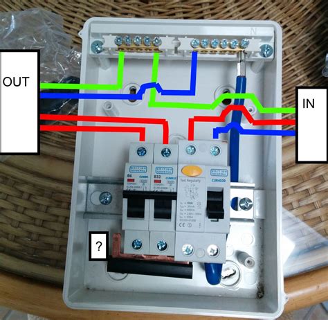 Wiring A Garage Consumer Unit Diagram