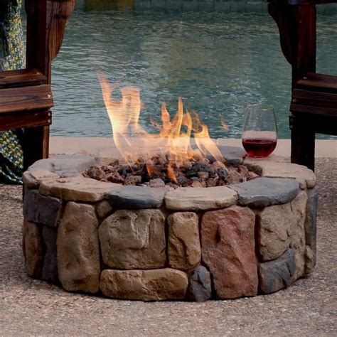 40 Diy Fire Pit Ideas Stacked Inground And Above Ground Designs Fall
