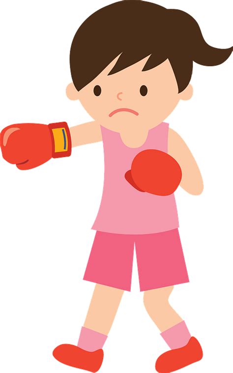 Female Boxer Is Boxing Clipart Free Download Transparent Png Creazilla