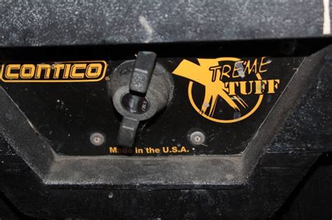 Contico Xtreme Tuff Locking Tool Crate Blaine Vehicle And Estate Sale