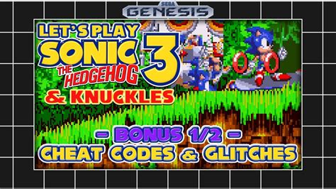 Lets Play Sonic 3 And Knuckles Bonus 12 Cheat Codes And Glitches