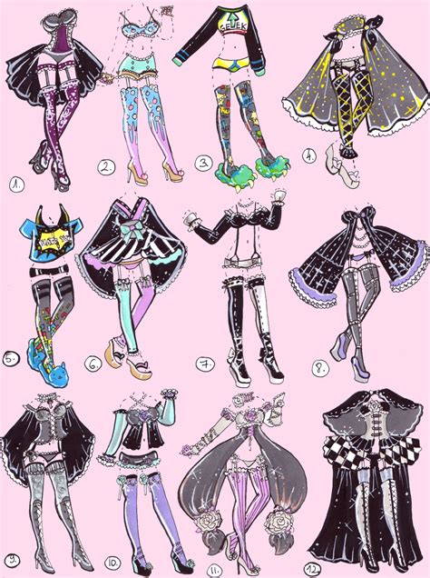 Sold Night Wear Fashion Design Drawings Drawing Anime Clothes Art