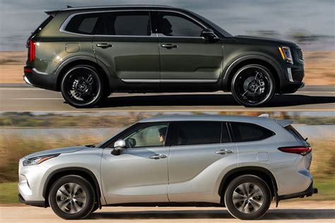 2020 Kia Telluride Vs 2020 Toyota Highlander Which Is Better