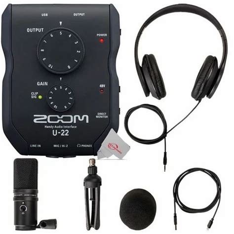Ready To Deliver Zoom U 22 Handy Audio Interface 2 Channel Portable