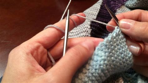 How To Pick Up And Knit Garter Stitch Edges Youtube