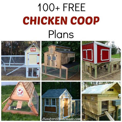Free DIY Chicken Coop Plans And Ideas Handy Homemade Diy