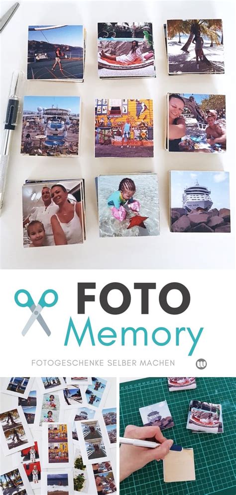 Der schwerpunkt liegt hierbei auf der. DIY Fotogeschenk: Foto-Memory selbst gestalten & basteln ...