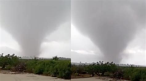 Tornado Caught On Camera In Pliego Spain Yesterday Update