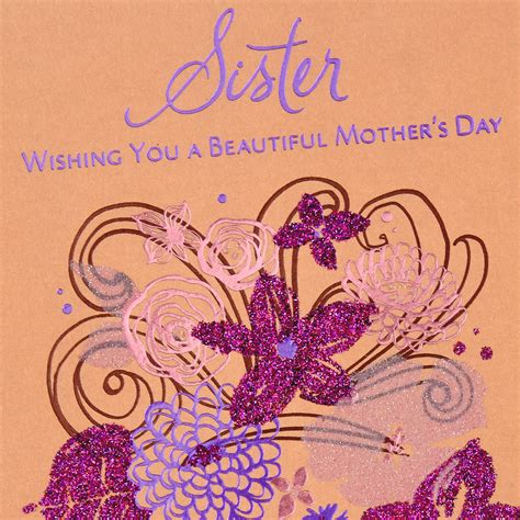 Live Beautifully Mothers Day Card For Sister Greeting Cards Hallmark