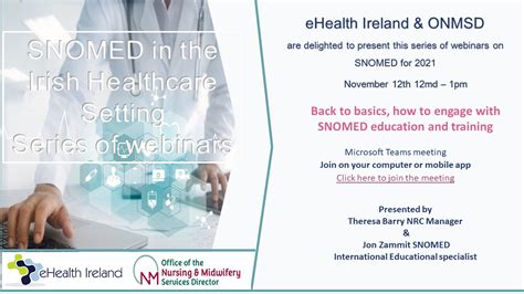SNOMED CT Foundation Course Online And Webinar Series Academy Of