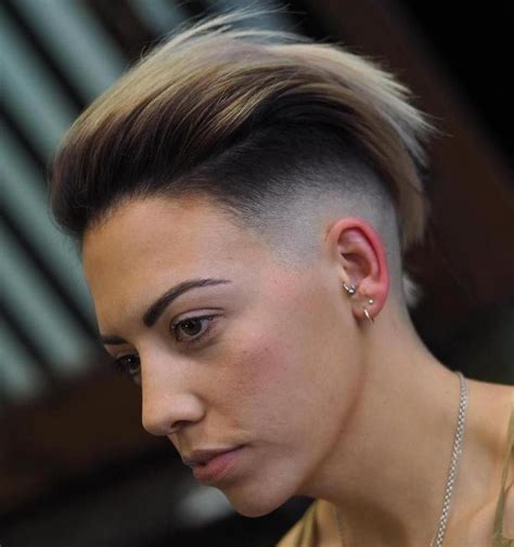 35 Shaved Hairstyles For Women Who Dare To Be Different Short Shaved Hairstyles Half Shaved
