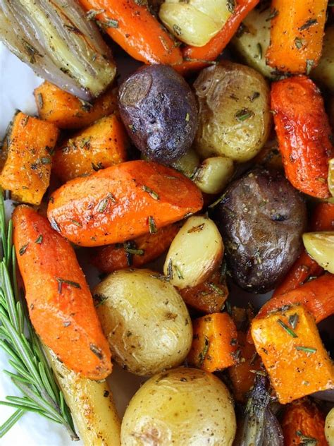 Easy Roasted Fall Vegetables With Rosemary Taste And See