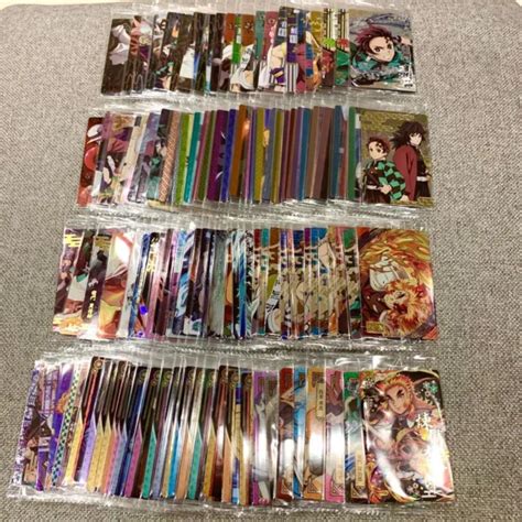 Demon Slayer Kimetsu No Yaiba Wafer Cards 1 2 3 4 Complete Set All 130