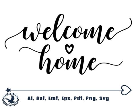 Welcome Home Svg Welcome Sign Svg Welcome Home Sign Svg Etsy