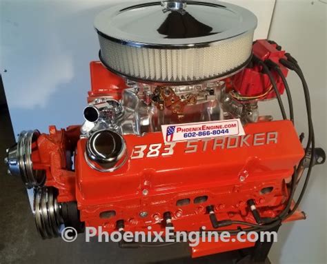 Chevy 383 Ci 350 To 560 Hp Midnight Orange Turnkey Package Crate Engine