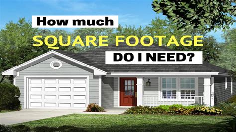 How Much Square Footage Do I Need For A New Home