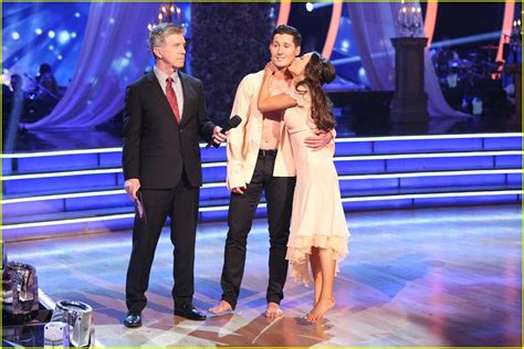 Janel Parrish And Val Chmerkovskiy Nearly Kiss During Perfect Dwts Routine See The Pics