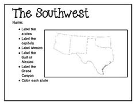 southwest region blank map - DriverLayer Search Engine