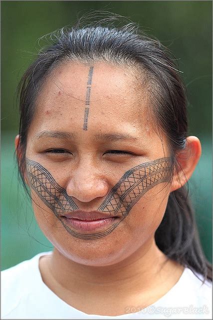 Tattoo On Face Is The Tayalatayal Tradition Symbolizing Adulthood