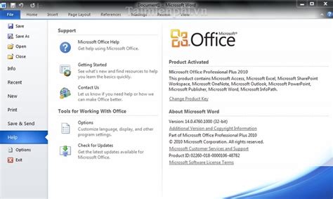Tải Microsoft Office 2010 Full Thuốc Vĩnh Viễn Mới Nhất Viết Bởi Le