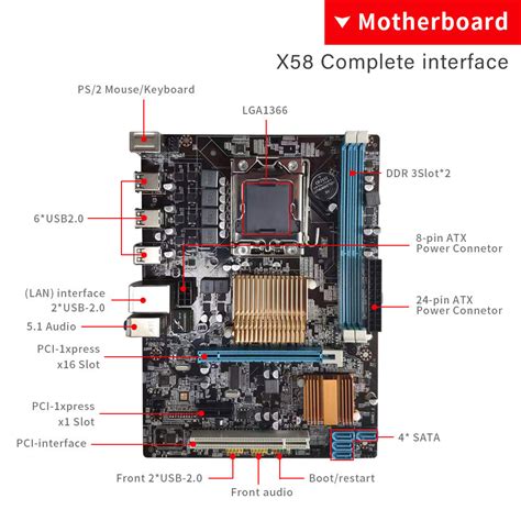 The motherboard is considered as the backbone of the computer system. China OEM Computer Gaming PC X58 Computer Mainboard ...