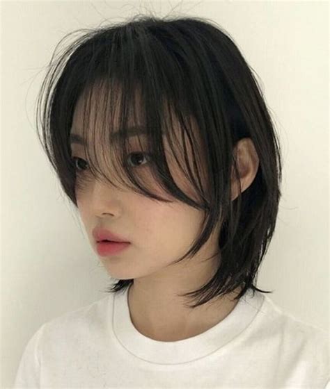 Beautiful Korean Women Short Hairstyles In Hood Mwr