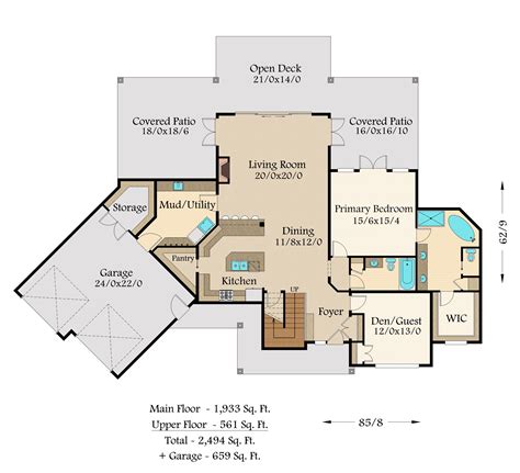 Stalwart Modern Two Story House Plan By Mark Stewart Home Design My