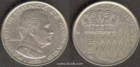 Coins Catalog 1 Franc 1960
