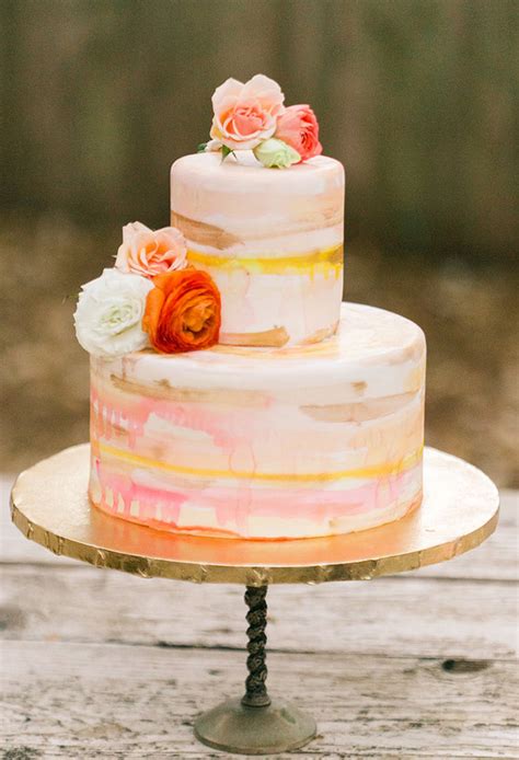 Peach Wedding Cake Wedding And Party Ideas 100 Layer Cake