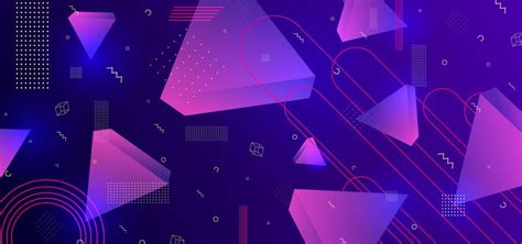 Trendy 3d 80s Abstract Background Cool Design Fundo Geométrico