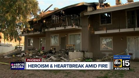 8 Phx Families Displaced After Apartment Fire Sparks Twice
