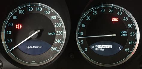Changing from Mph to Kph speedometer needle goes out - MBWorld.org Forums